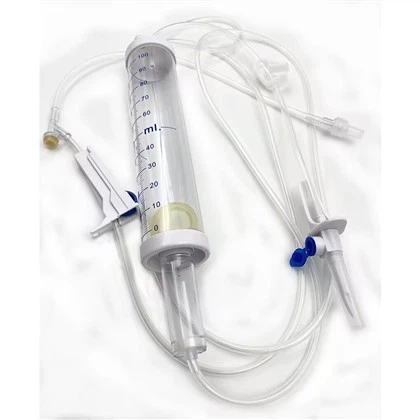 Ensemble de perfusion burette